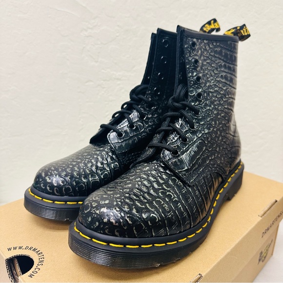 Martens 1460 Croc Embossed Boot